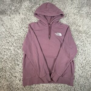The North Face Never‎ Stop Exploring Hoodie Women's Sz M Mauve Pocket Drawstring